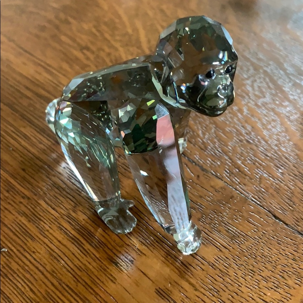Swarovski crystal gorilla